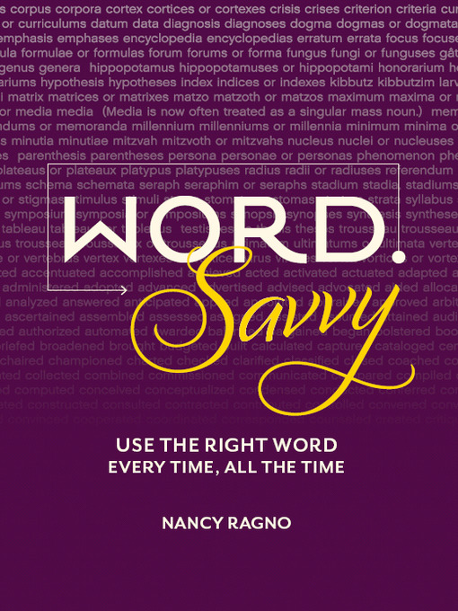 Imagen de portada para Word Savvy